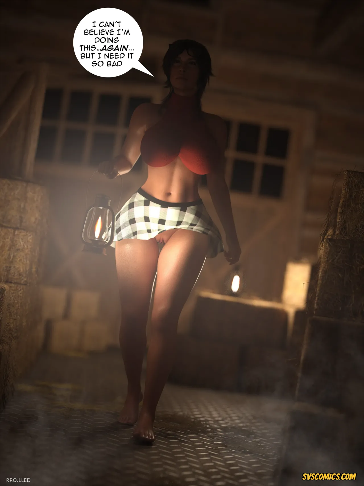 Lara Croft Blacked In The Barn Ongoing - Image 2