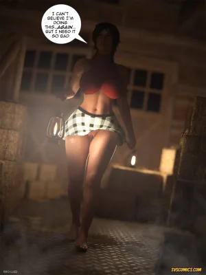 Lara Croft Blacked In The Barn Ongoing - Page 2