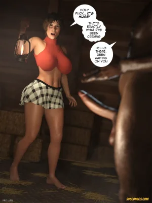 Lara Croft Blacked In The Barn Ongoing - Page 5
