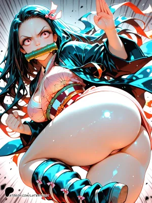 LatentLust - Defeated Nezuko Demon Slayer - Page 26