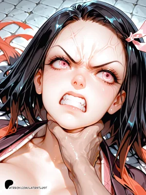 LatentLust - Defeated Nezuko Demon Slayer - Page 35