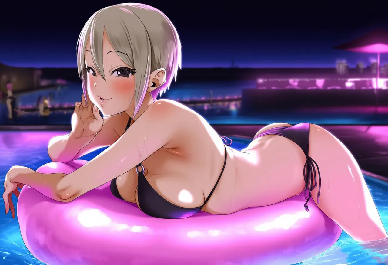 Laura LiPPS ナイトプール速水奏一ノ瀬志希塩見周子城ヶ崎美嘉宮本フレデリカ - Image 11