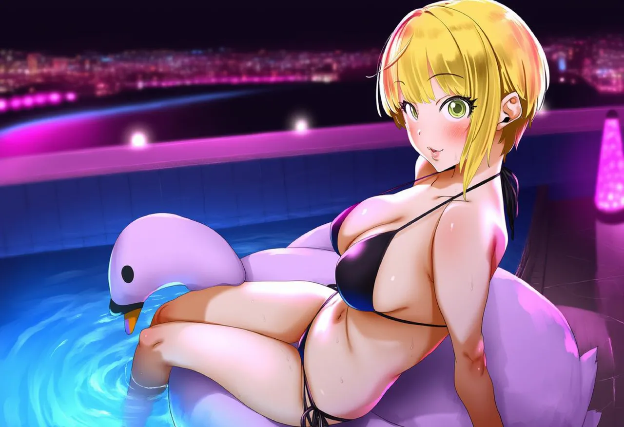 Laura LiPPS ナイトプール速水奏一ノ瀬志希塩見周子城ヶ崎美嘉宮本フレデリカ - Image 17