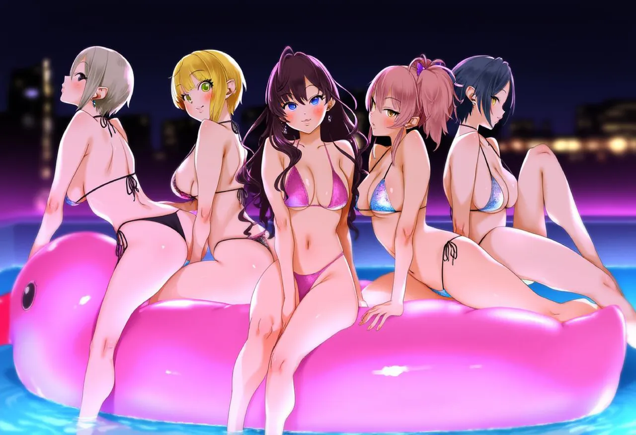 Laura LiPPS ナイトプール速水奏一ノ瀬志希塩見周子城ヶ崎美嘉宮本フレデリカ - Image 6