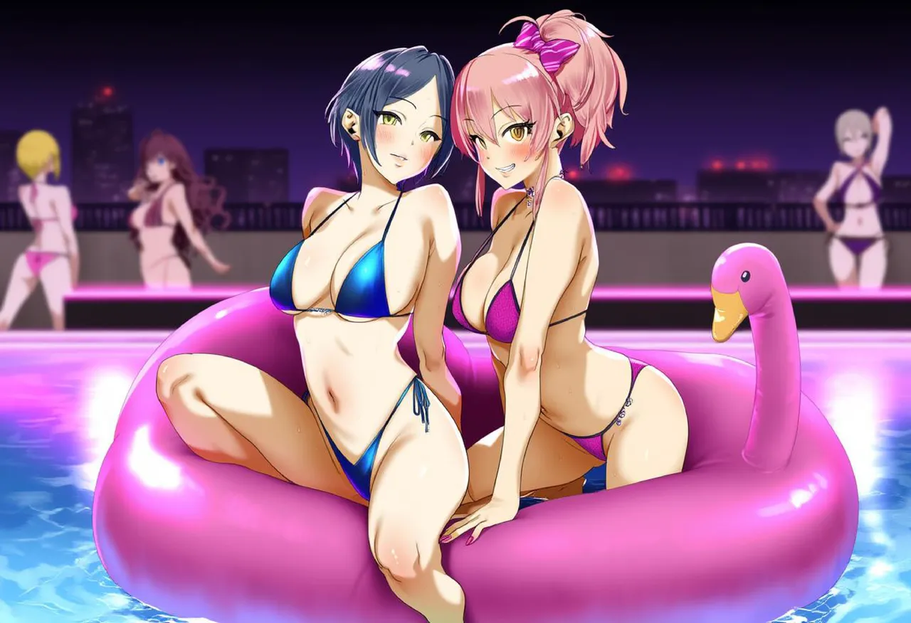 Laura LiPPS ナイトプール速水奏一ノ瀬志希塩見周子城ヶ崎美嘉宮本フレデリカ - Image 7