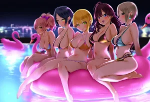 Laura LiPPS ナイトプール速水奏一ノ瀬志希塩見周子城ヶ崎美嘉宮本フレデリカ - Page 2