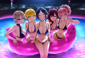 Laura LiPPS ナイトプール速水奏一ノ瀬志希塩見周子城ヶ崎美嘉宮本フレデリカ - Page 5