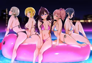 Laura LiPPS ナイトプール速水奏一ノ瀬志希塩見周子城ヶ崎美嘉宮本フレデリカ - Page 6