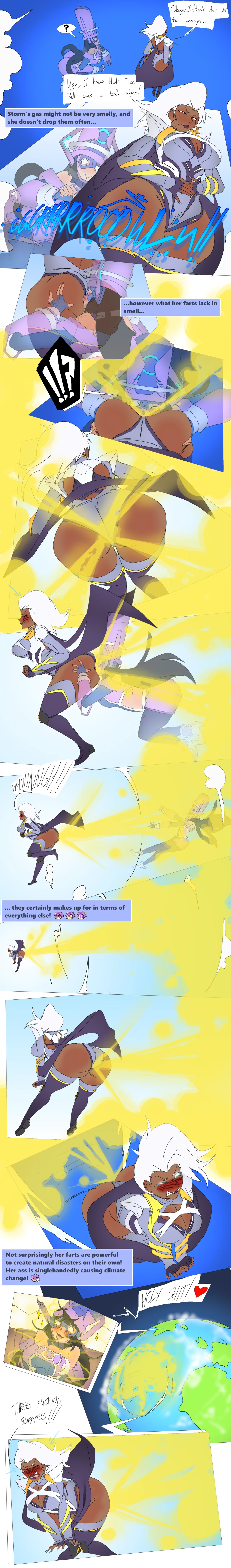 Lazei Galacta Sniffing the Marvel Girls Farts - Image 14