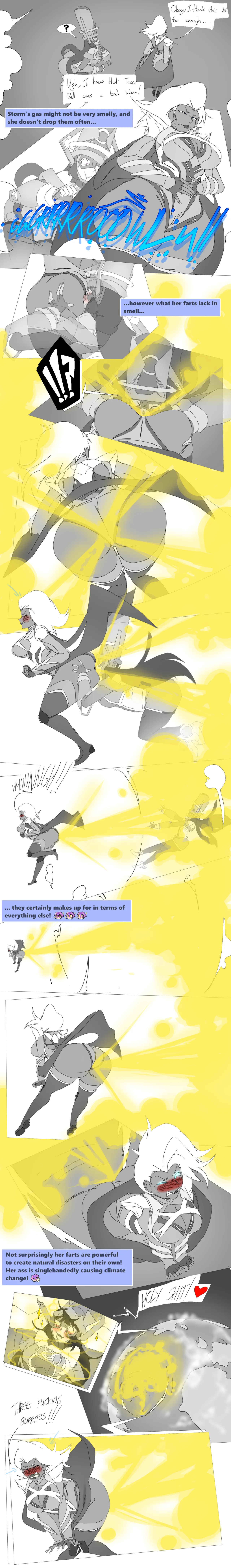 Lazei Galacta Sniffing the Marvel Girls Farts - Image 29
