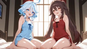 Len フリーナ_胡桃_Furina_HuTao Thumbnail