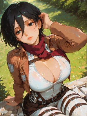 Lewder mikasa ackerman attack on titan Exclusive set - Page 2