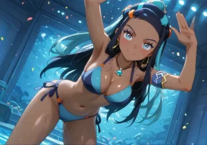 Lightning Request Nessa being a model Pokemon Patreon - Page 110