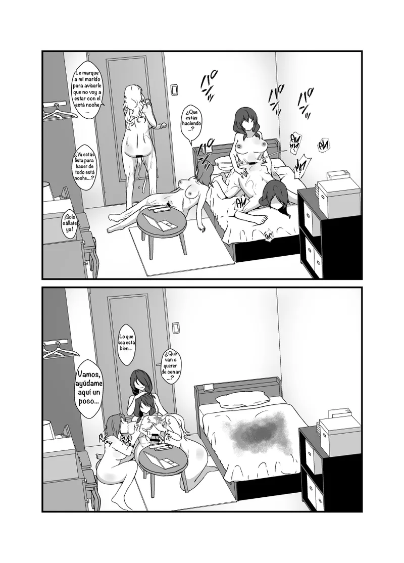 Lilium Kyouwakoku Shimakawa Musume ga Futanari Zetsurin nanode Mamatomo ni Seishori o Tetsudatte Morau My Daughter Is An Insatiable Dickchick, So I Asked My Fellow Mother Friends For Some Help Spanish Amaterasu - Image 56