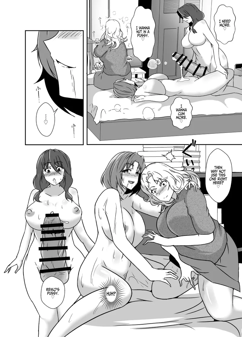 Lilium Kyouwakoku Shimakawa Musume ga Futanari Zetsurin nanode Mamatomo ni Seishori o Tetsudatte Morau My Daughter Is An Insatiable Dickchick, So I Asked My Fellow Mother Friends For Some Help English Iulius - Image 30