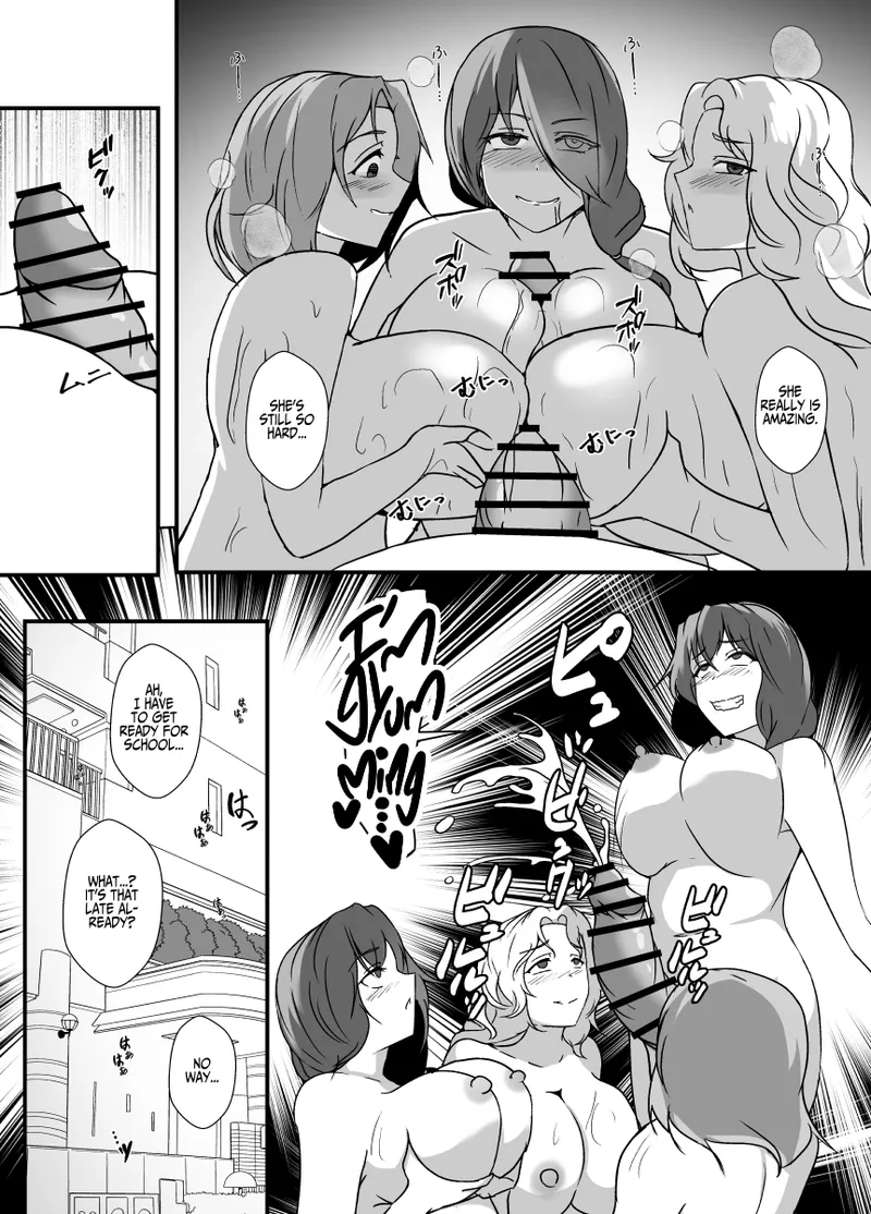Lilium Kyouwakoku Shimakawa Musume ga Futanari Zetsurin nanode Mamatomo ni Seishori o Tetsudatte Morau My Daughter Is An Insatiable Dickchick, So I Asked My Fellow Mother Friends For Some Help English Iulius - Image 60