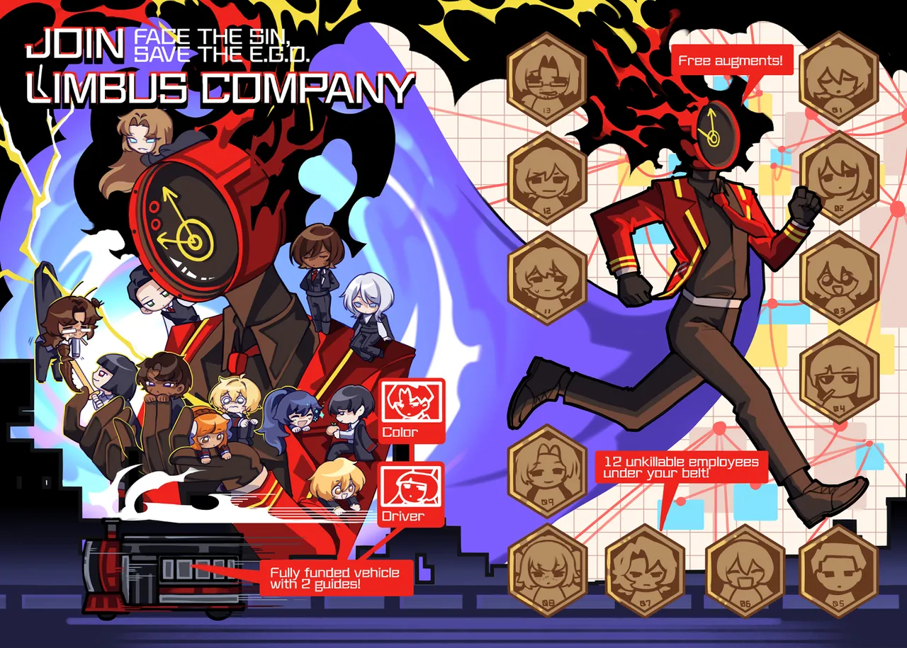 Limbus Company Thrive Fanzine Zine Wallpapers Emotes Digital - Image 12