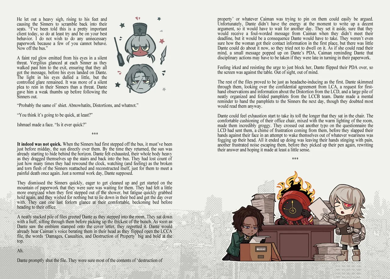 Limbus Company Thrive Fanzine Zine Wallpapers Emotes Digital - Image 20