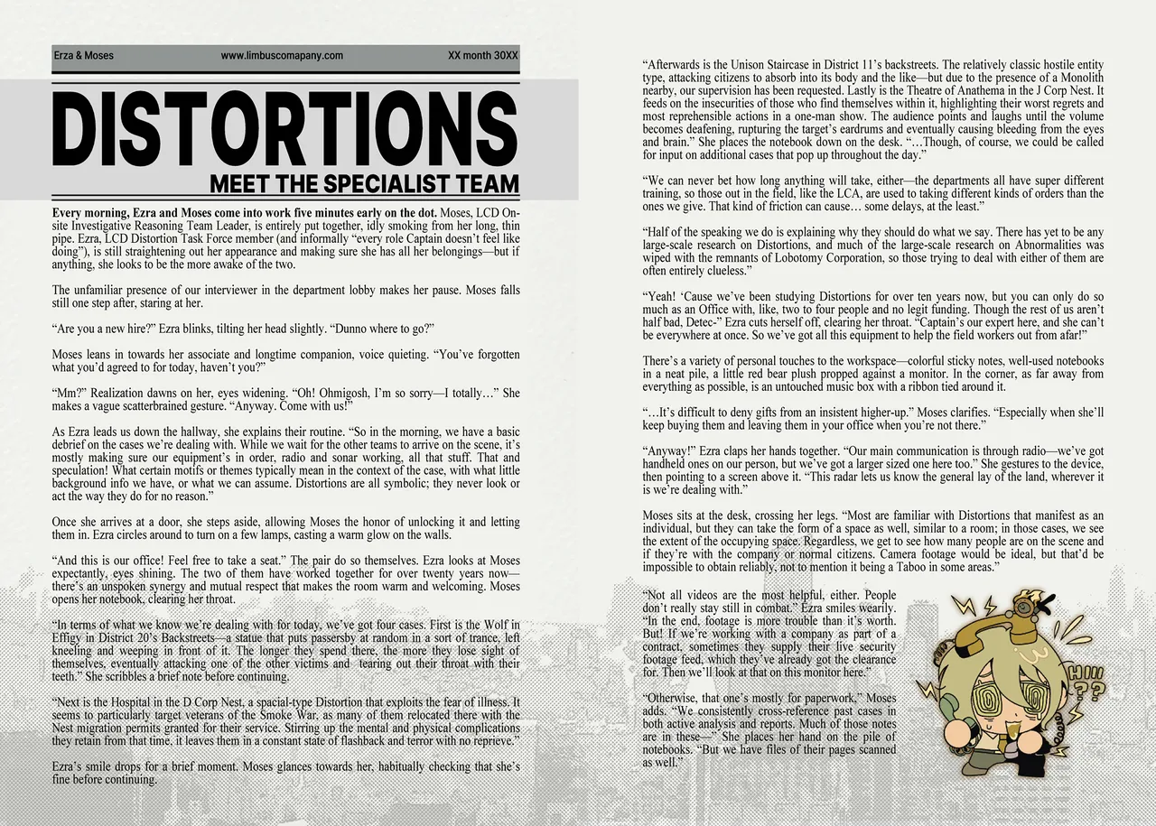 Limbus Company Thrive Fanzine Zine Wallpapers Emotes Digital - Image 36