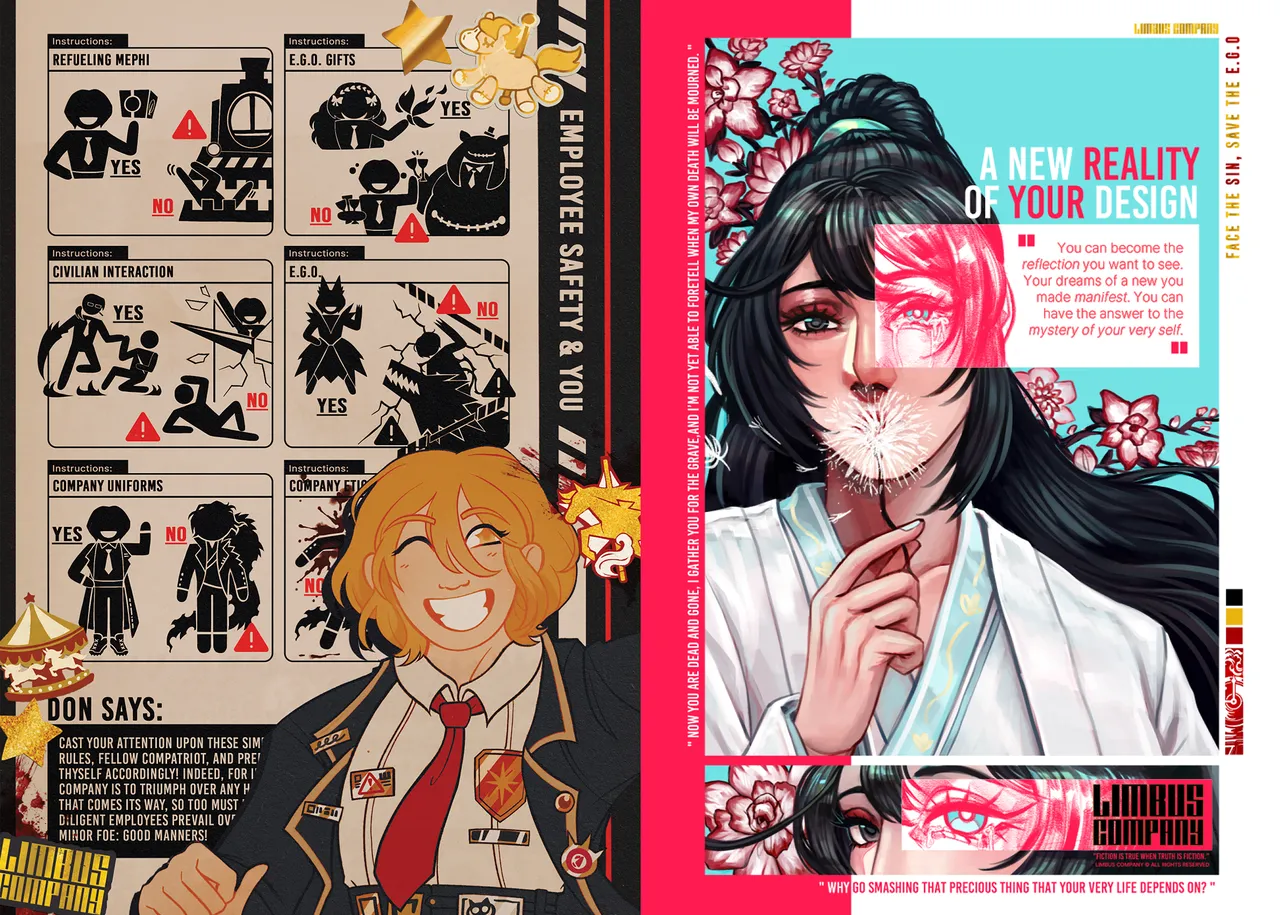 Limbus Company Thrive Fanzine Zine Wallpapers Emotes Digital - Image 44