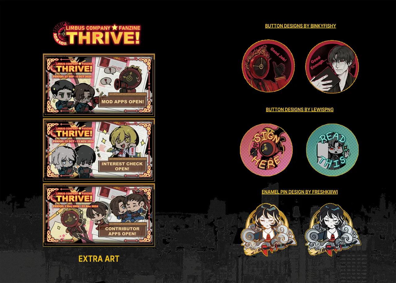 Limbus Company Thrive Fanzine Zine Wallpapers Emotes Digital - Image 52