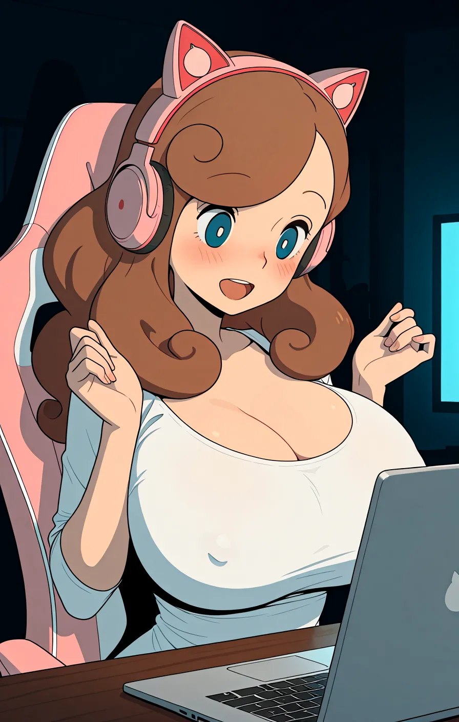 Lin Transformation to CowGirl with gigantic breasts - Image 25