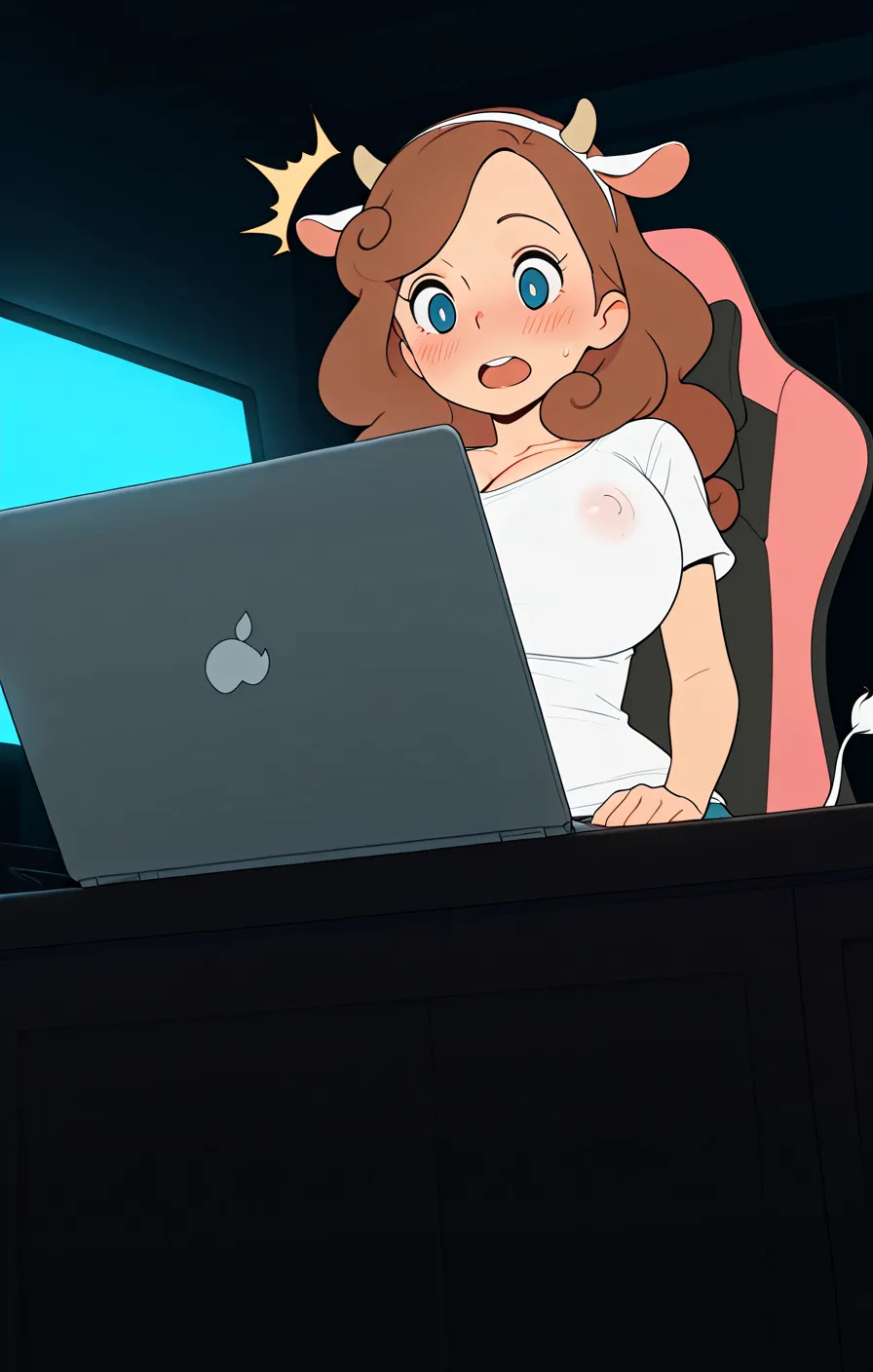 Lin Transformation to CowGirl with gigantic breasts - Image 32