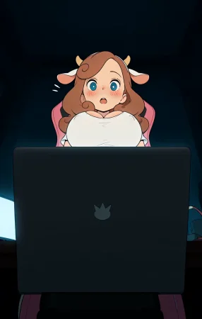 Lin Transformation to CowGirl with gigantic breasts - Page 31