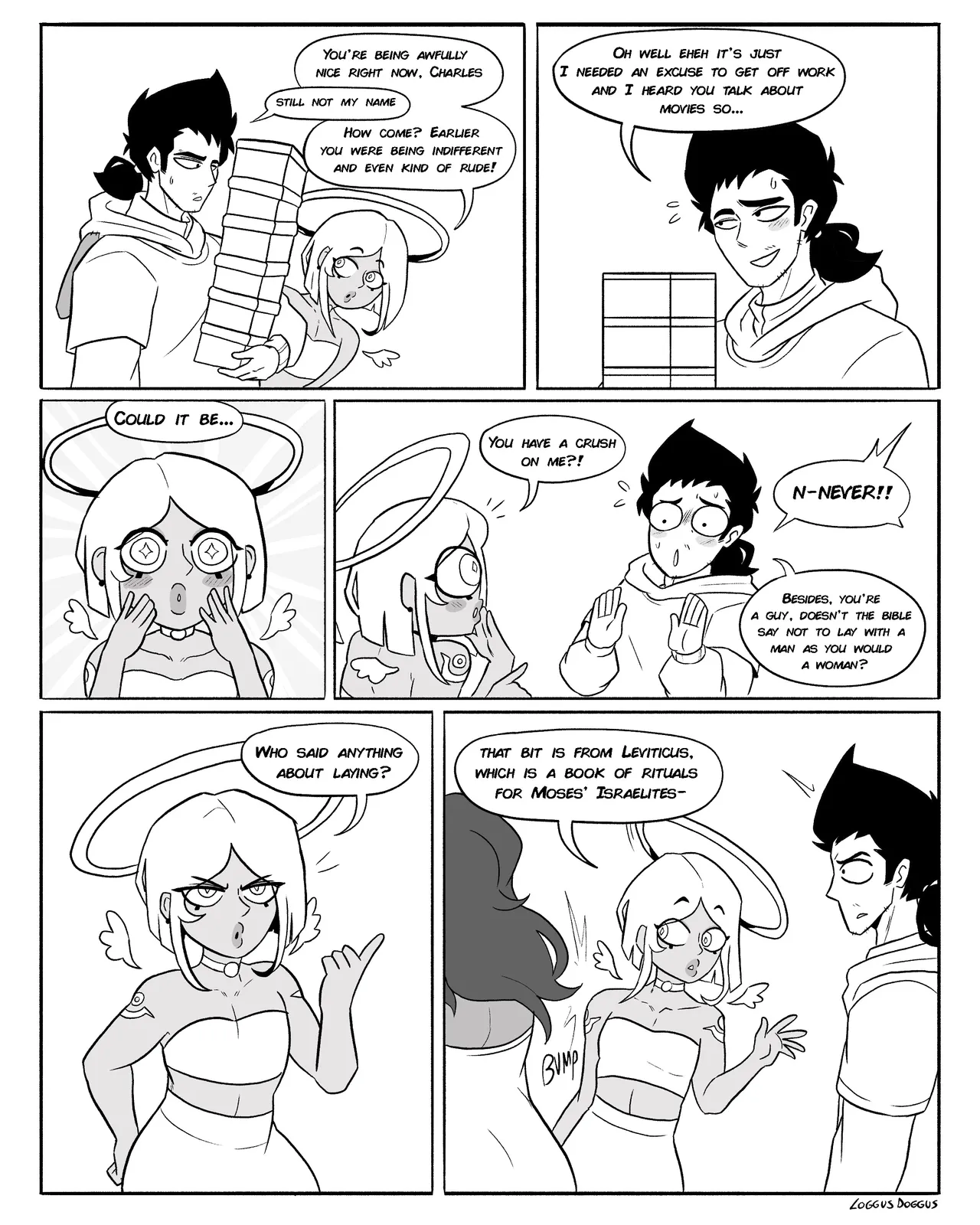 LoggusDoggus Anhel on my shoulder ch.1-2 ongoing - Image 13