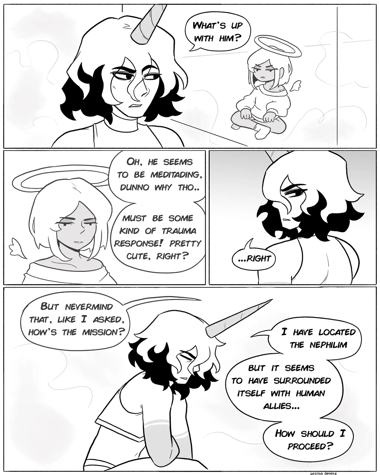 LoggusDoggus Anhel on my shoulder ch.1-2 ongoing - Image 134