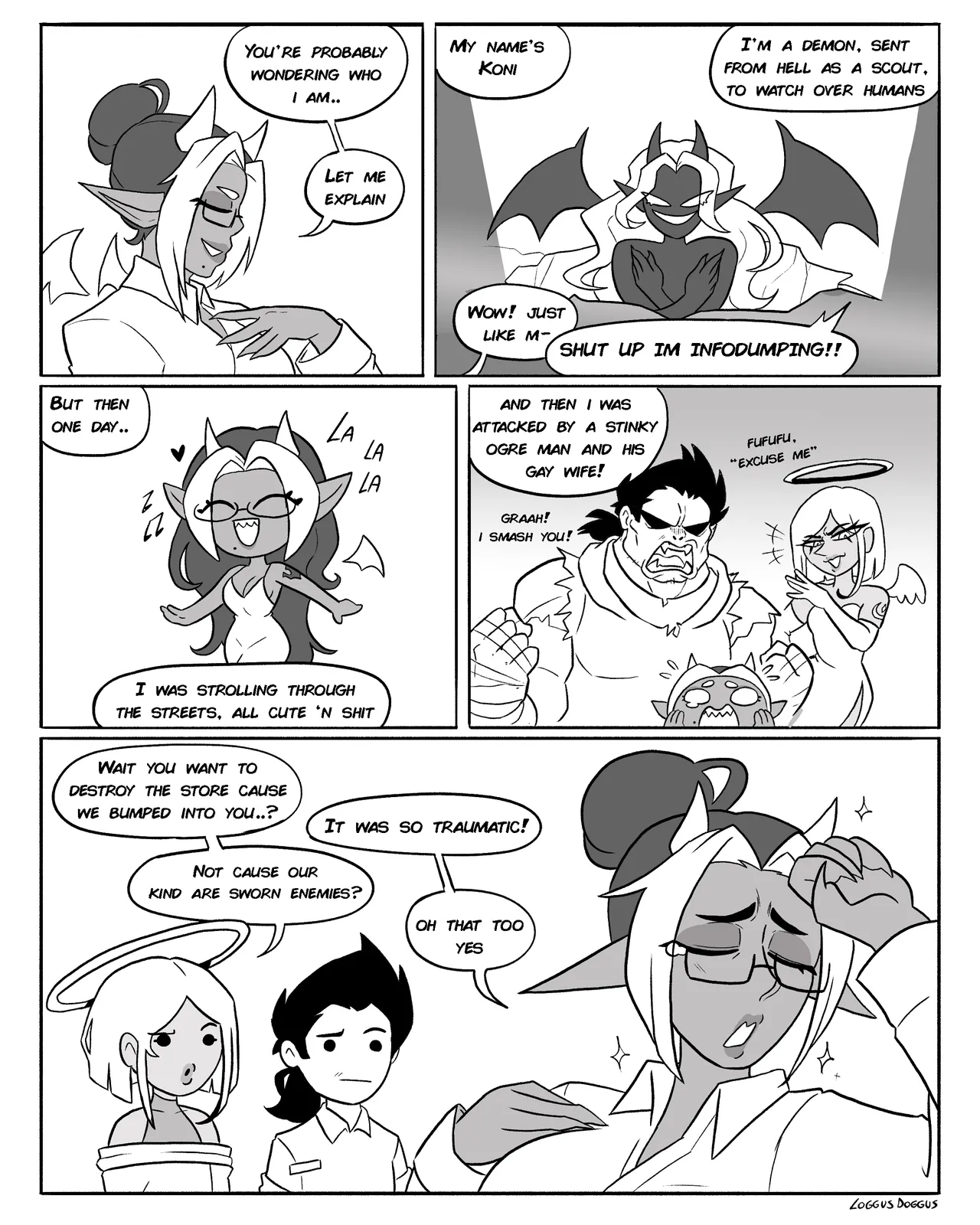 LoggusDoggus Anhel on my shoulder ch.1-2 ongoing - Image 18