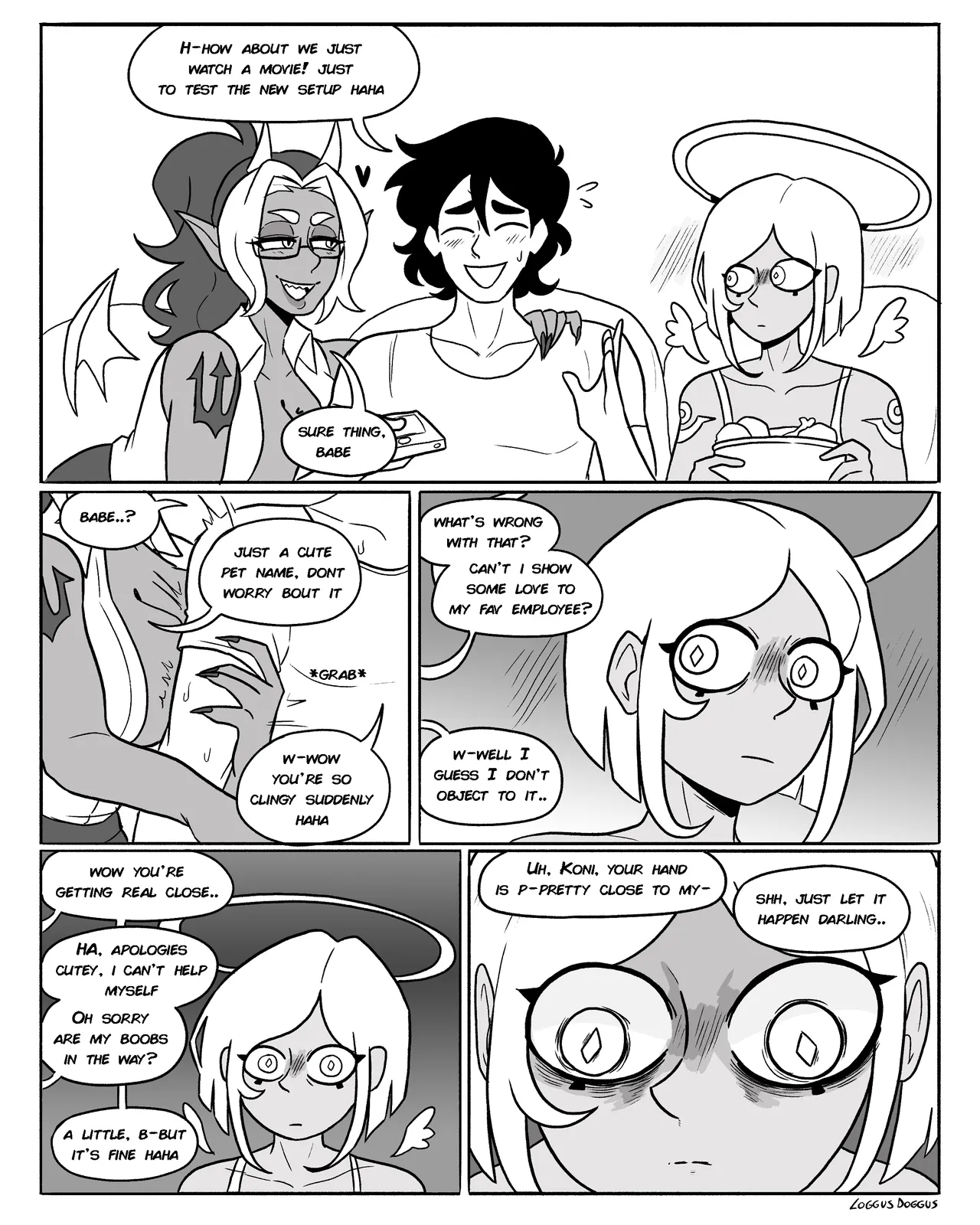 LoggusDoggus Anhel on my shoulder ch.1-2 ongoing - Image 32