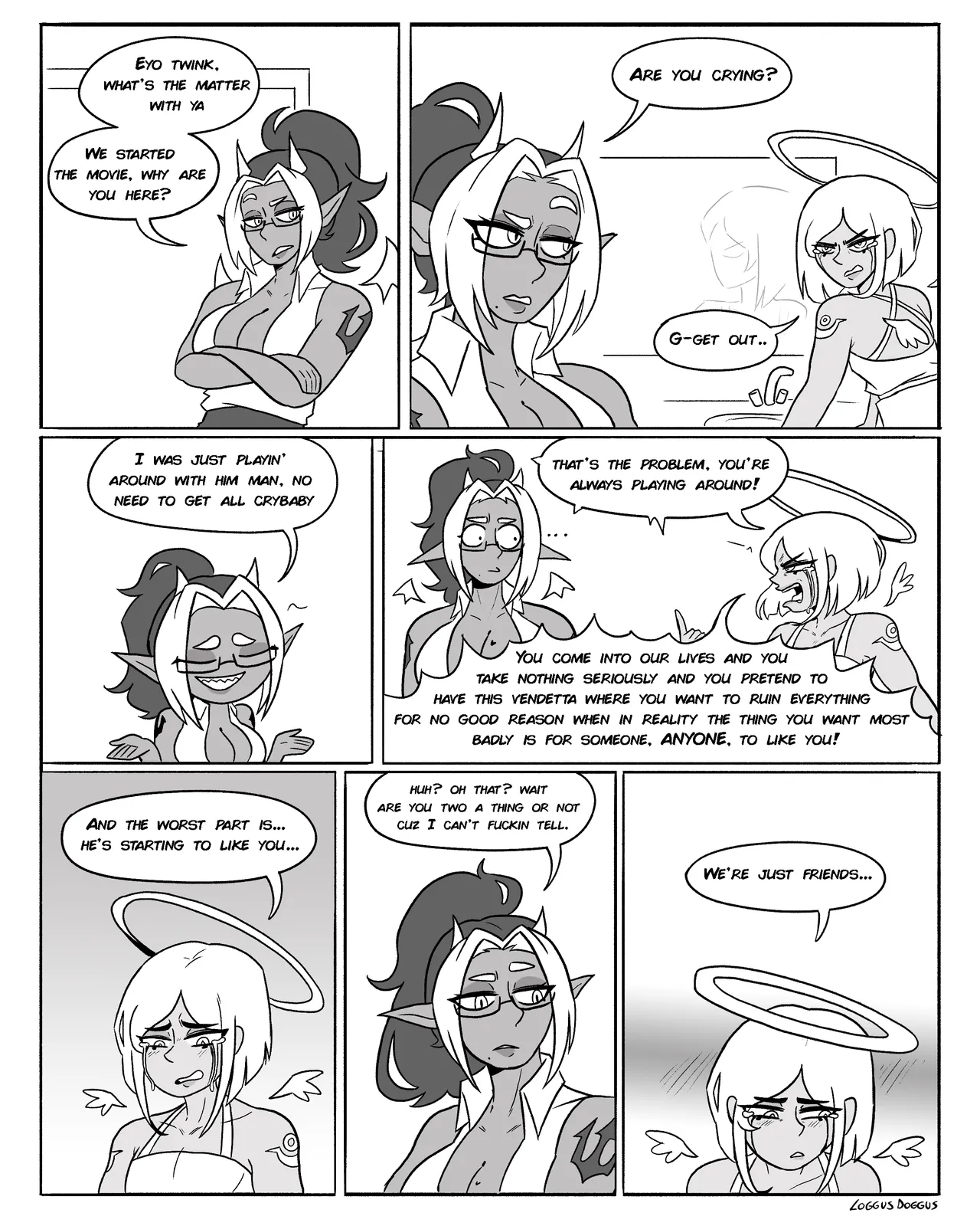 LoggusDoggus Anhel on my shoulder ch.1-2 ongoing - Image 34