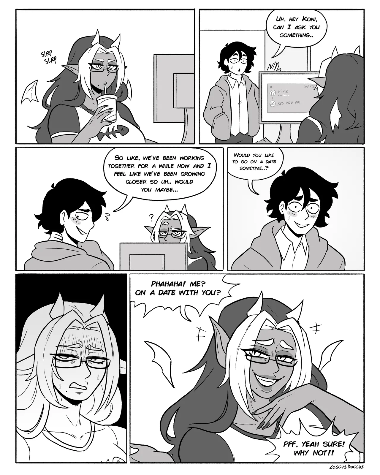 LoggusDoggus Anhel on my shoulder ch.1-2 ongoing - Image 42