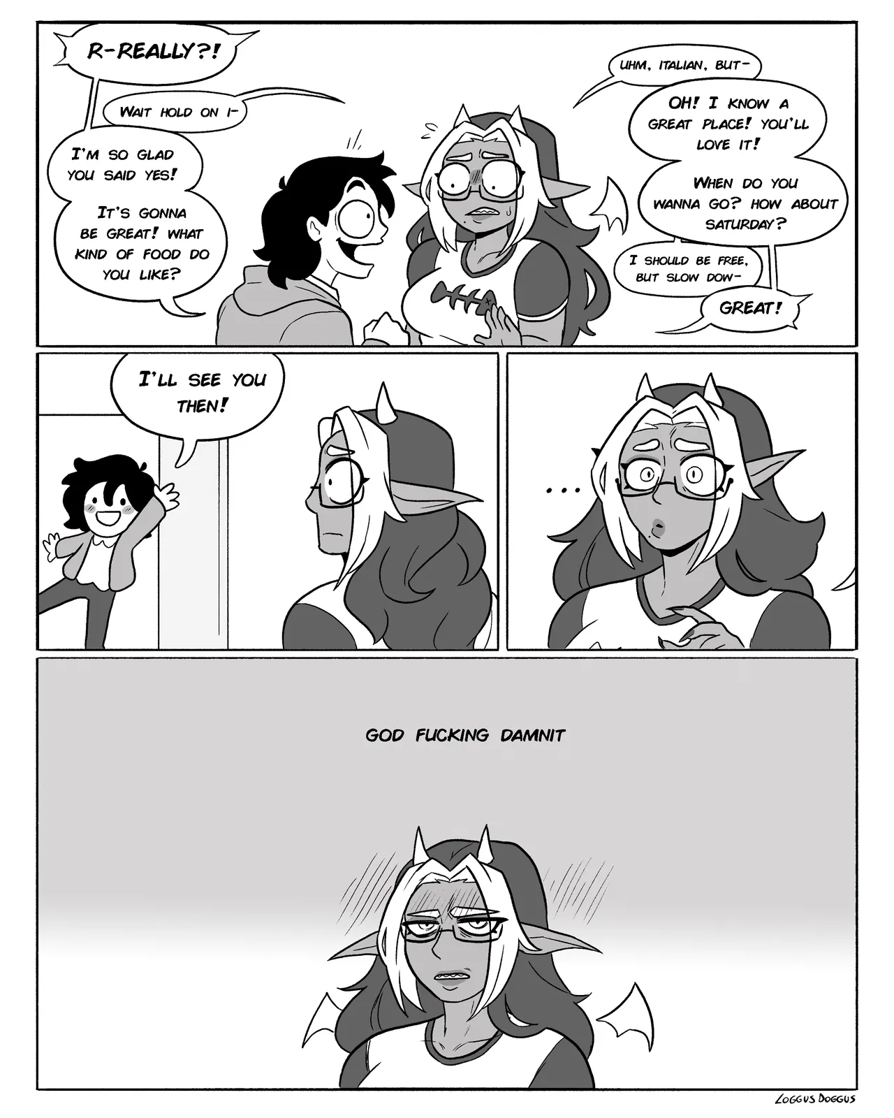 LoggusDoggus Anhel on my shoulder ch.1-2 ongoing - Image 43