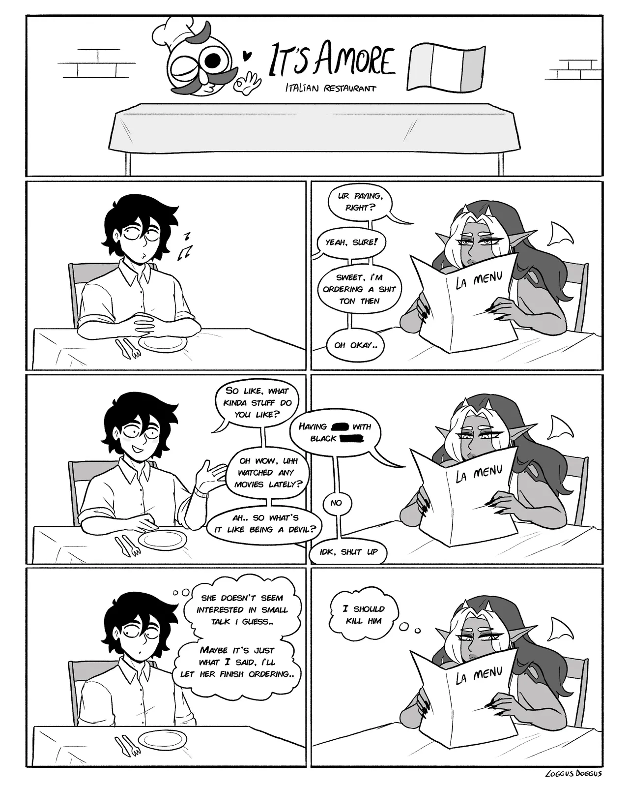 LoggusDoggus Anhel on my shoulder ch.1-2 ongoing - Image 45