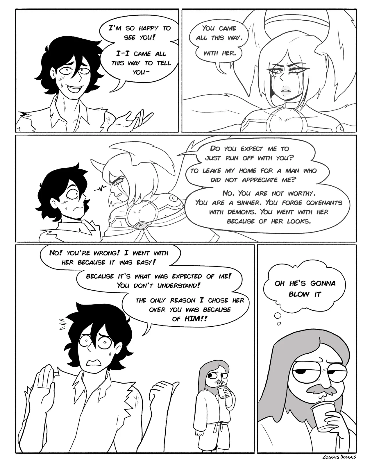 LoggusDoggus Anhel on my shoulder ch.1-2 ongoing - Image 63