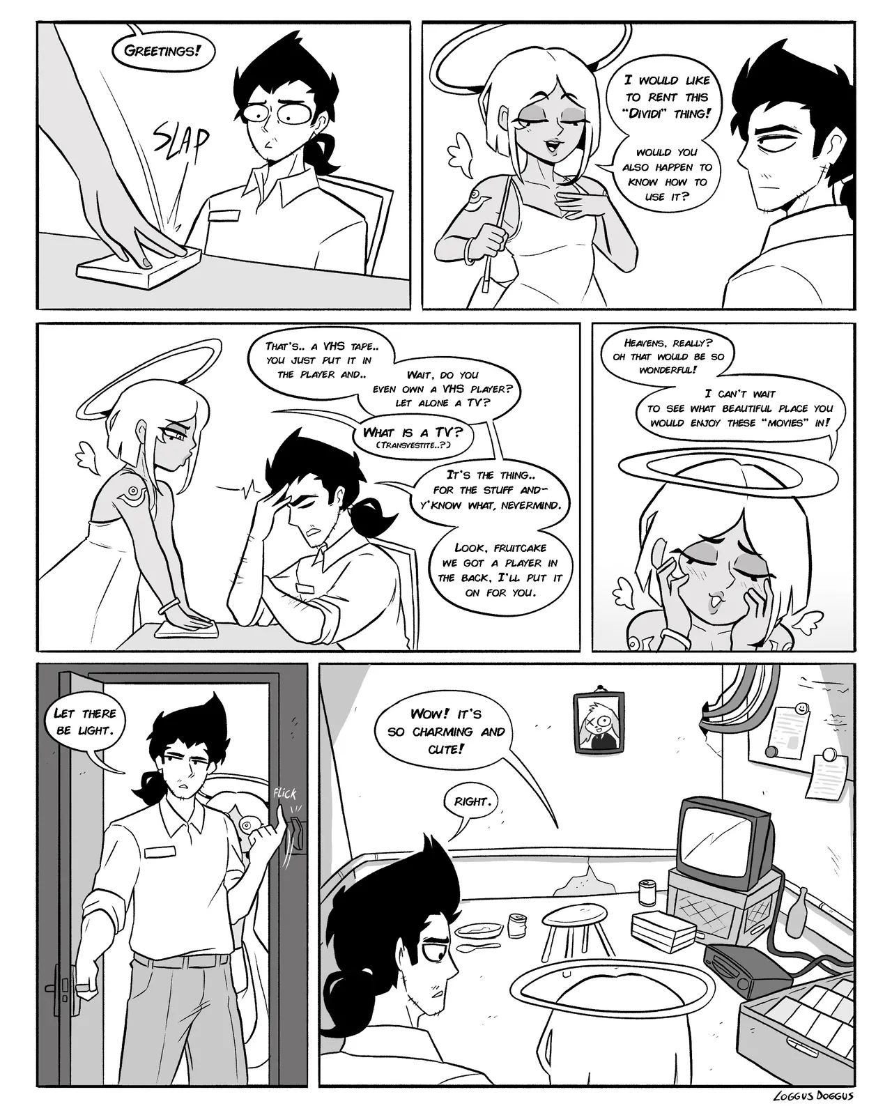 LoggusDoggus Anhel on my shoulder ch.1-2 ongoing - Image 7