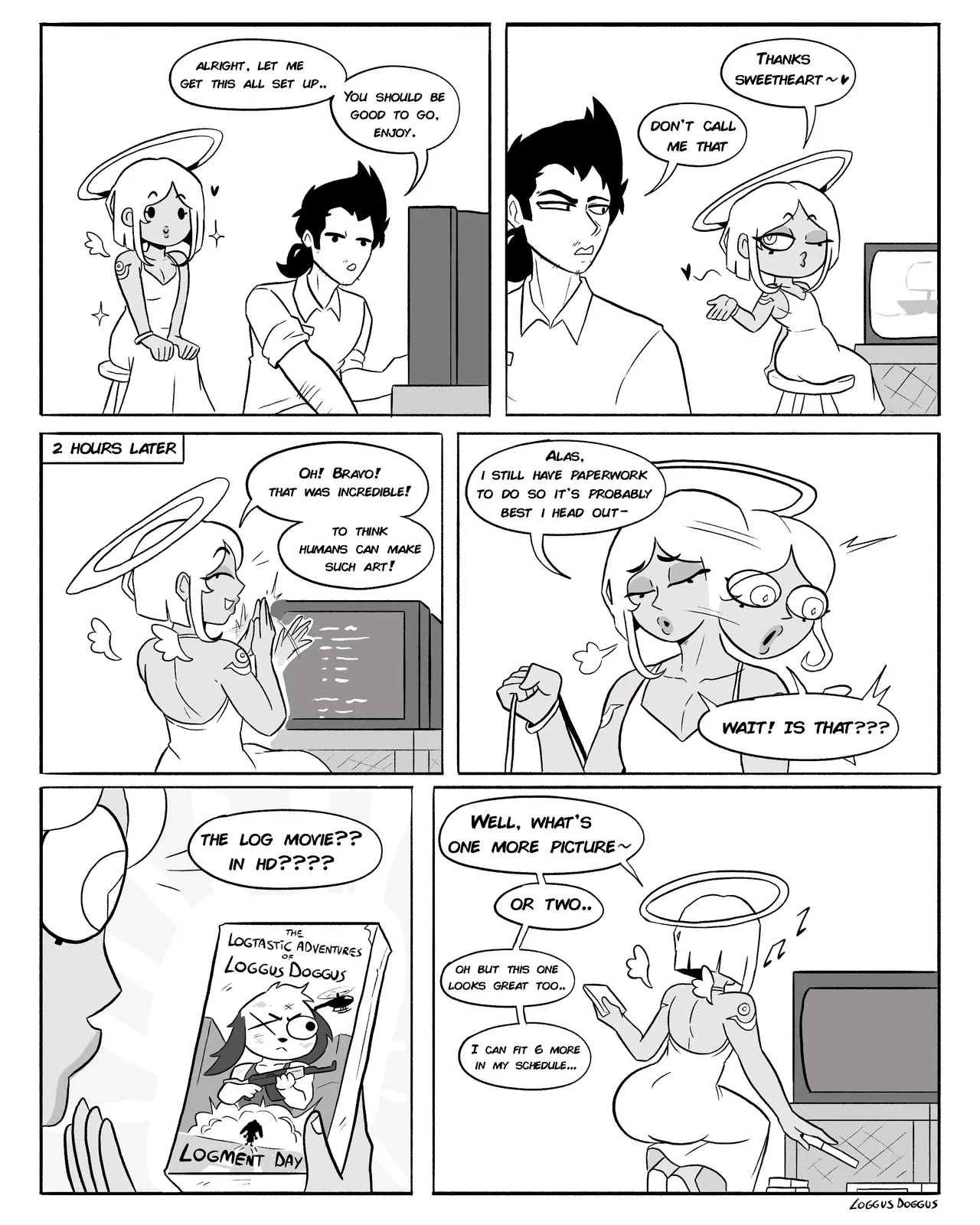 LoggusDoggus Anhel on my shoulder ch.1-2 ongoing - Image 8