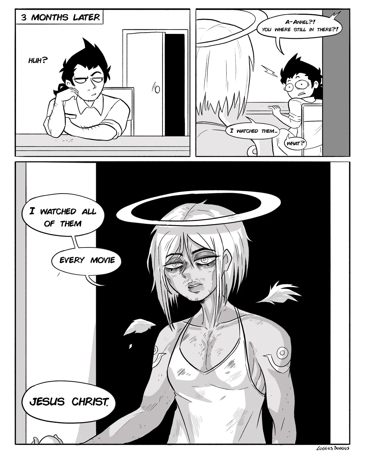 LoggusDoggus Anhel on my shoulder ch.1-2 ongoing - Image 9