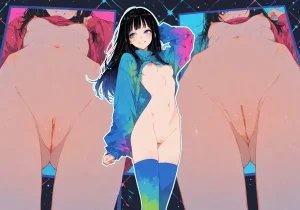 Long Hair, Models Bare - The Slim, Thigh-Highed Tease - Page 8