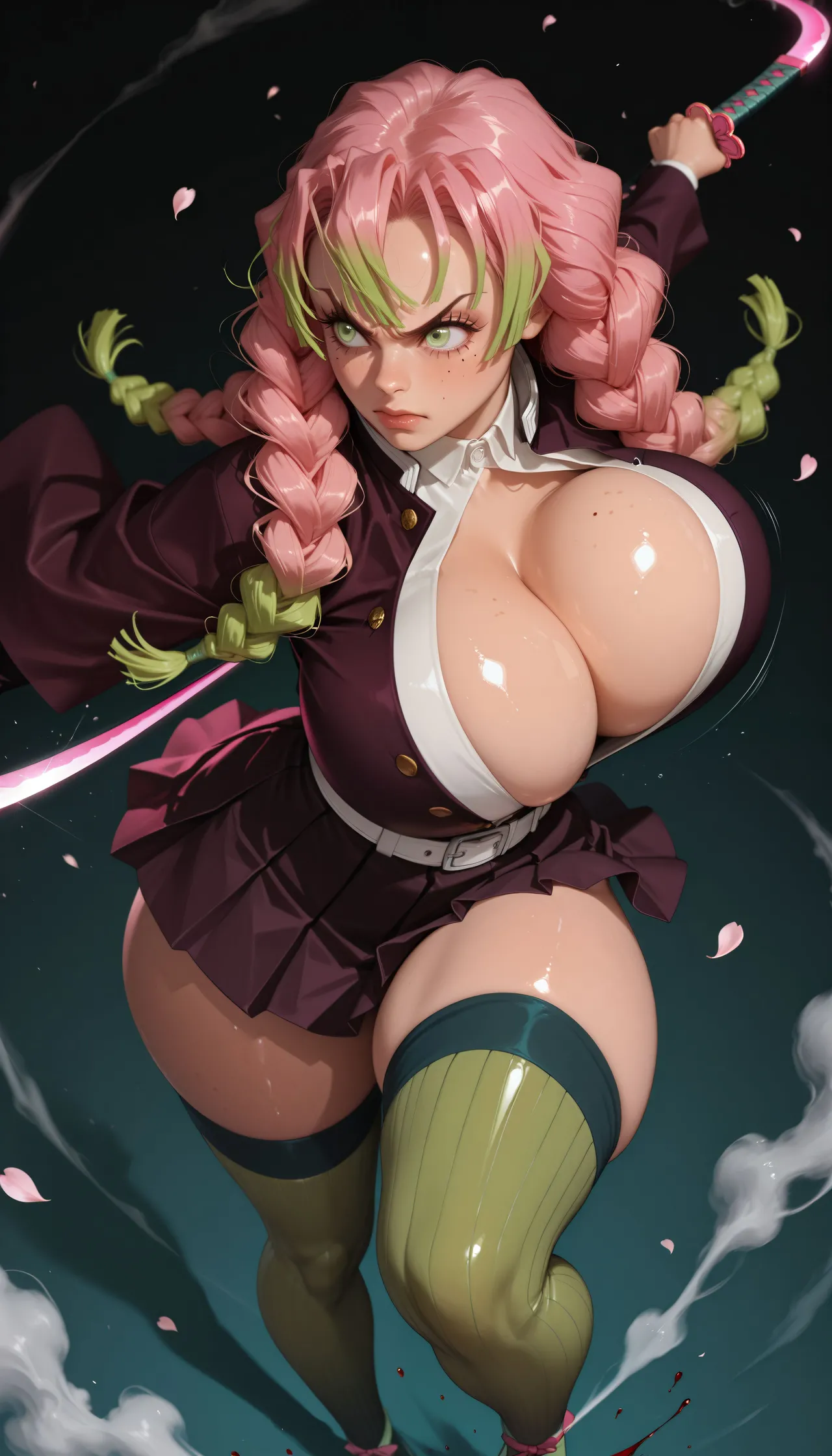 Lora Art - Mitsuri Kanroji Demon Slayer - Image 25