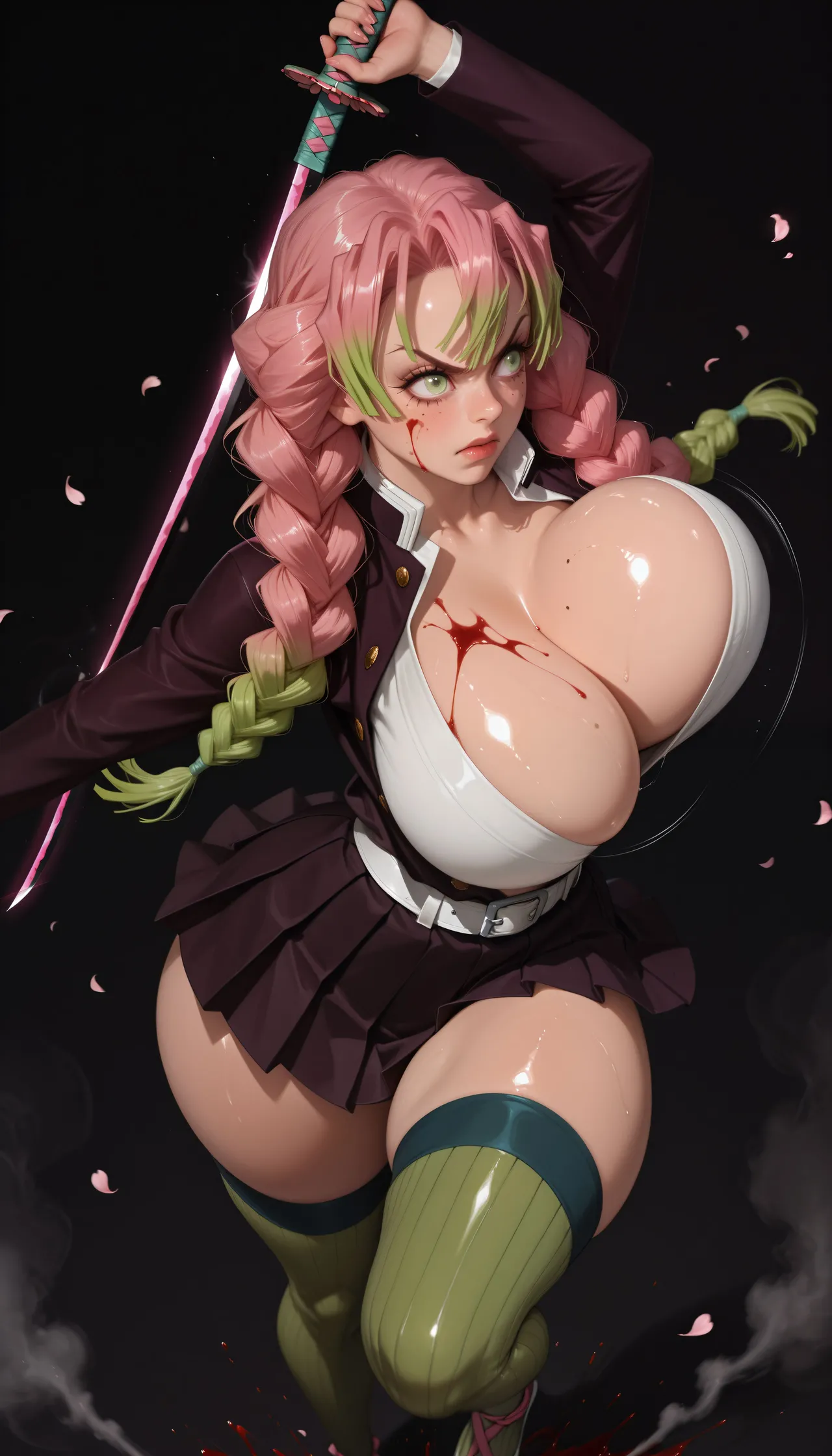 Lora Art - Mitsuri Kanroji Demon Slayer - Image 30