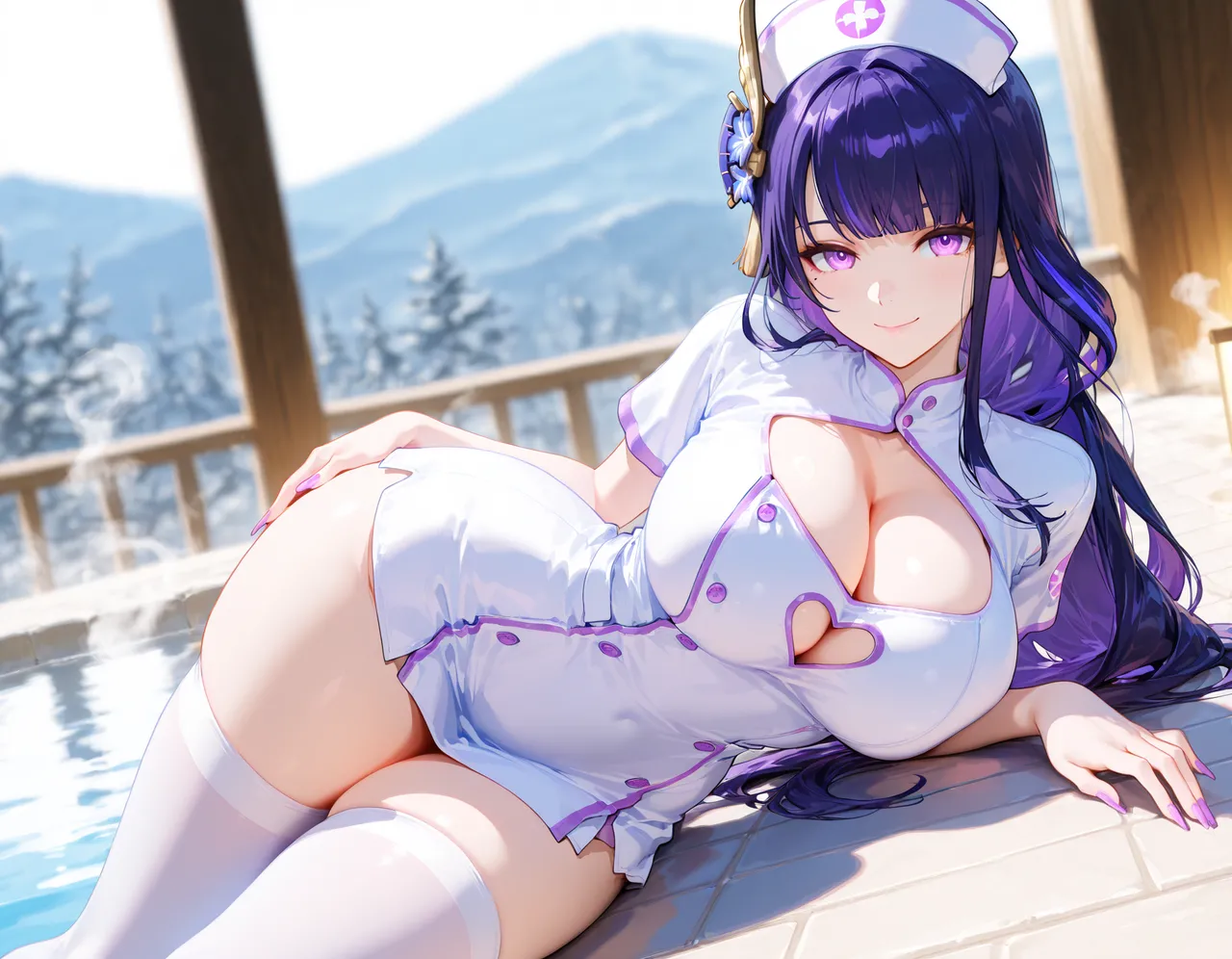 Loratta Raiden Shogun - Genshin Impact x BBC Gangbang Request Patreon - Image 12