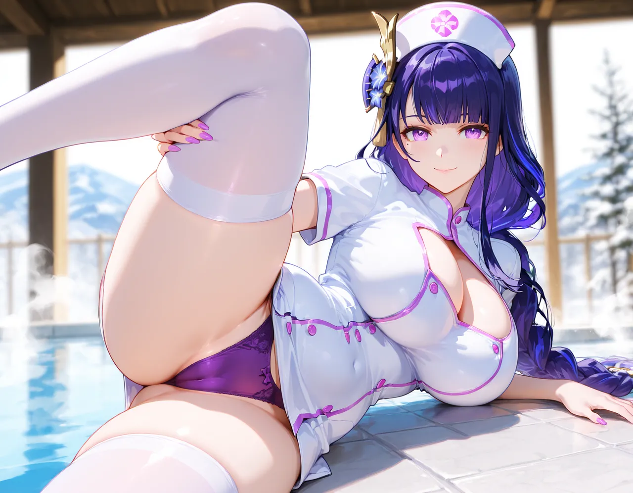 Loratta Raiden Shogun - Genshin Impact x BBC Gangbang Request Patreon - Image 14