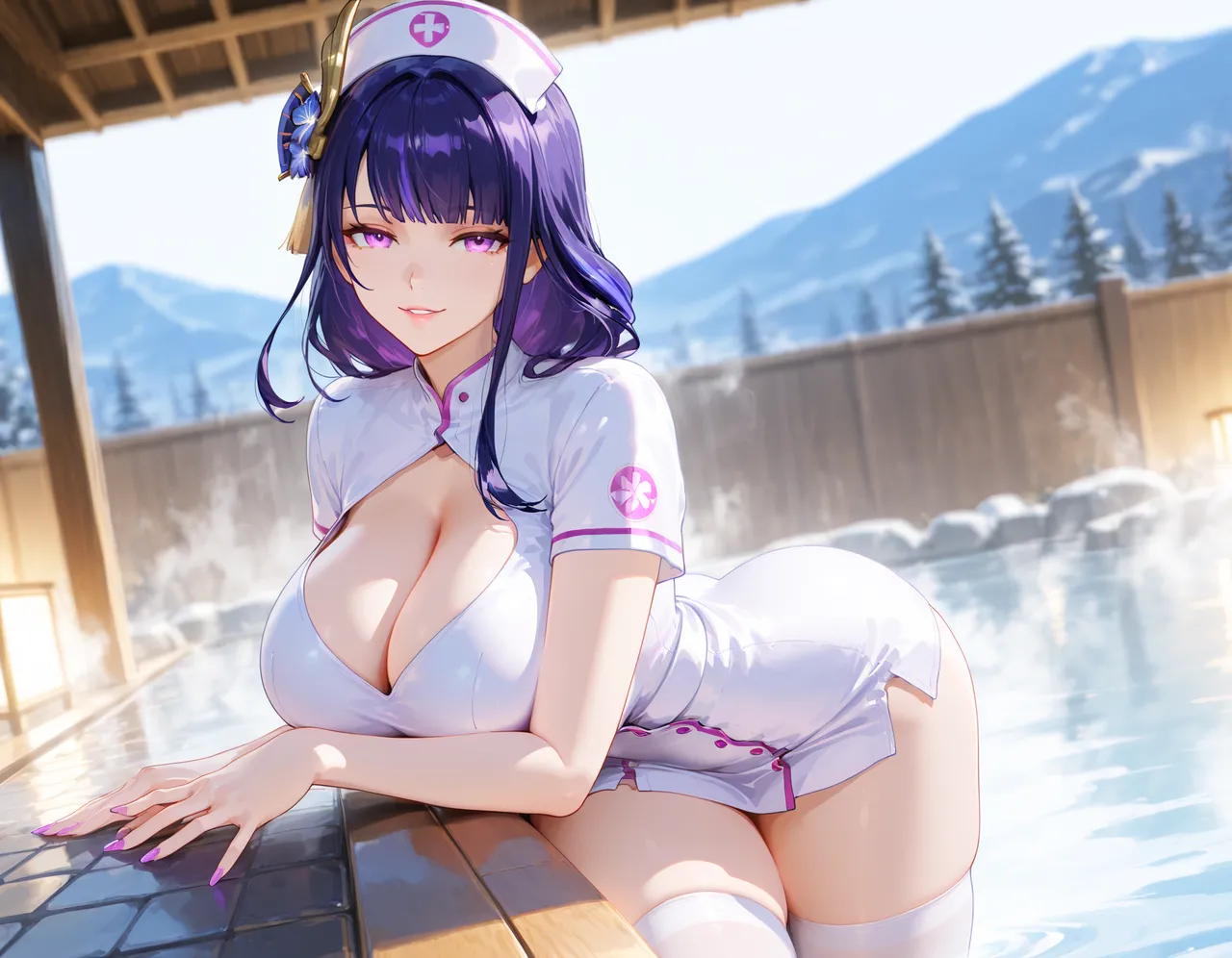 Loratta Raiden Shogun - Genshin Impact x BBC Gangbang Request Patreon - Image 33