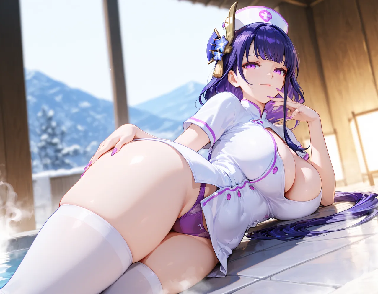 Loratta Raiden Shogun - Genshin Impact x BBC Gangbang Request Patreon - Image 39