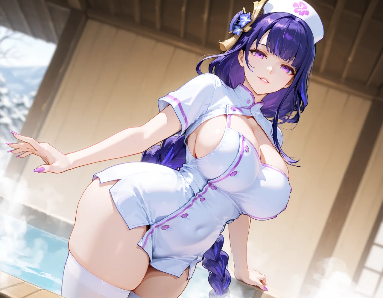 Loratta Raiden Shogun - Genshin Impact x BBC Gangbang Request Patreon - Image 49