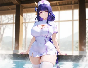 Loratta Raiden Shogun - Genshin Impact x BBC Gangbang Request Patreon - Page 43