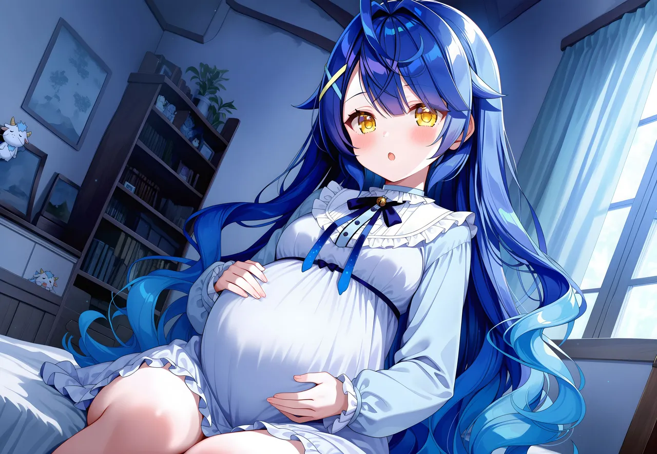 LoveHUwU Amamiya Kokoro NTR 3p pregnant NIJISANJI - Image 224